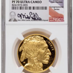 2015-W Modern Bullion Coins (2015-W Proof Gold Buffalo 1 oz Mike Castle)
