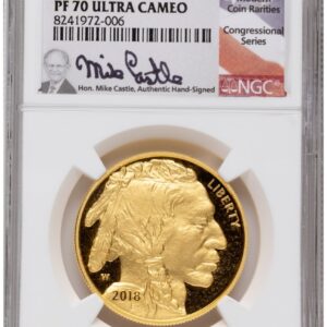 2018-W Modern Bullion Coins (2018-W Proof Gold Buffalo 1 oz Mike Castle)