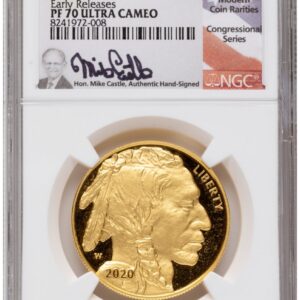 2020-W Modern Bullion Coins (2020-W Proof Gold Buffalo 1 oz ER Mike Castle)