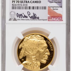 2022-W Modern Bullion Coins (2022-W Proof Gold Buffalo 1 oz Mike Castle)