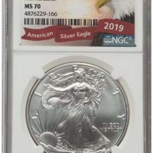 2019 Modern Bullion Coins (2019 Silver Eagle FR Eagle Ribbon Label)