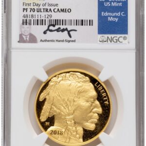 2018-W Modern Bullion Coins (2018-W Proof Gold Buffalo 1 oz FDI Ed Moy)
