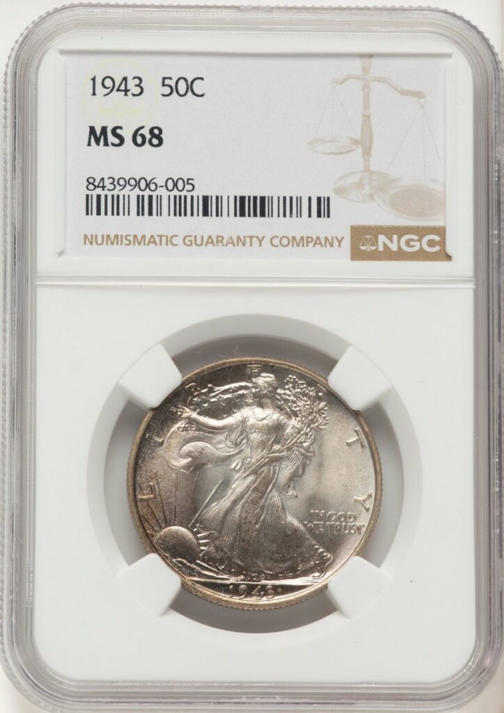 1943 Walking Liberty Half Dollars (1943 50C)