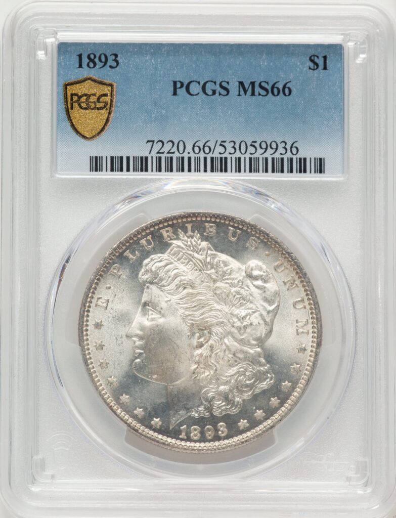 1893 Morgan Dollars (1893 S$1 PCGS Secure)