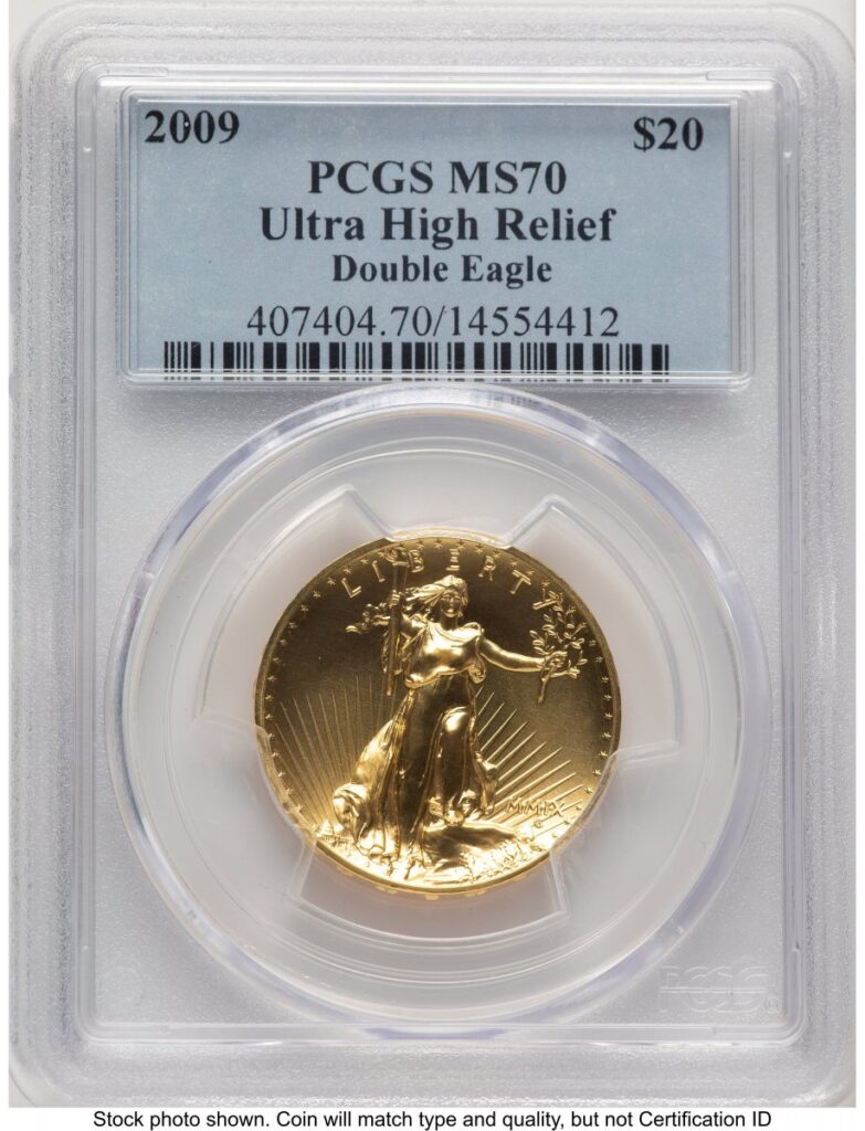 2009 Modern Bullion Coins (2009 G$20 Ultra High Relief Blue Gradient)