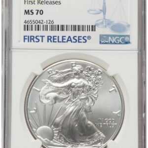 2018 Modern Bullion Coins (2018 Silver Eagle FR Blue)