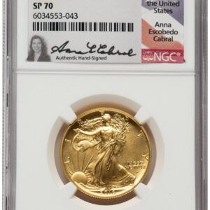2016-W Modern Bullion Coins (2016-W 50C Walking Liberty 100th Anniversary Gold Centennial Anna Cabral)