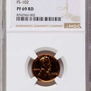 1960 Proof Lincoln Cents (1960 1C Sm/Lg Date, RD)