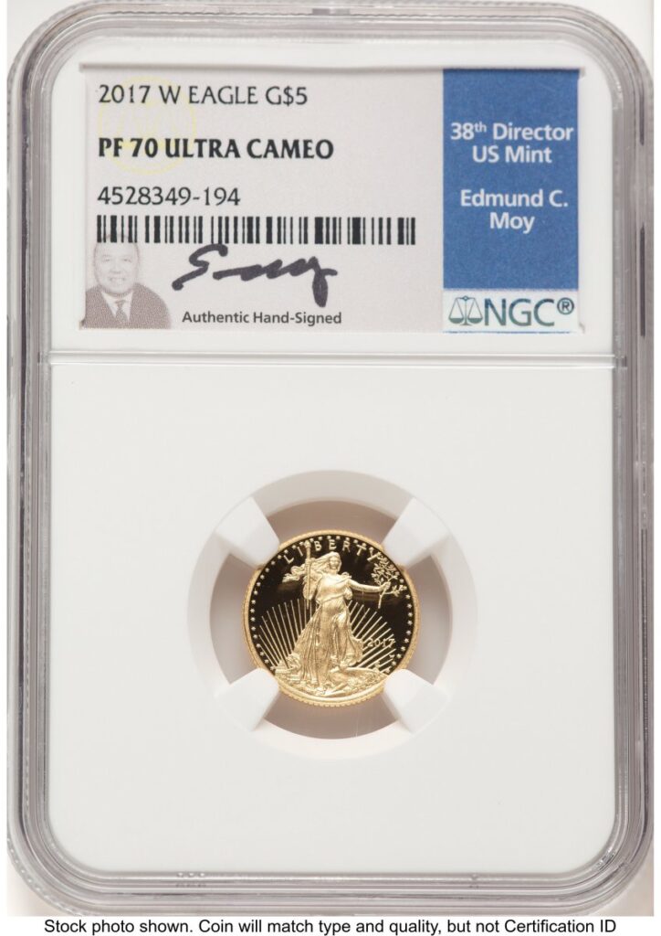 2017-W Modern Bullion Coins (2017-W Proof Gold Eagle 1/10 oz Ed Moy)
