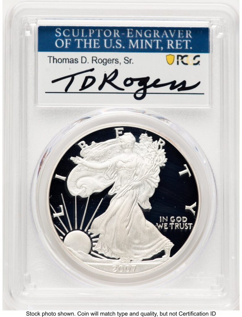 2007-W Modern Bullion Coins (2007-W Proof Silver Eagle 1 oz TD Rogers)