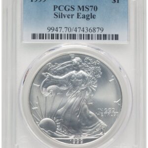 1999 Modern Bullion Coins (1999 Silver Eagle Blue Gradient)