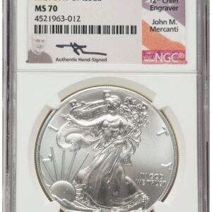 2017 Modern Bullion Coins (2017 Silver Eagle FDI John Mercanti)