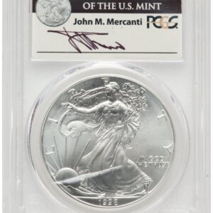 1998 Modern Bullion Coins (1998 Silver Eagle John Mercanti)