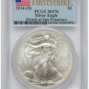2014-(S) Modern Bullion Coins (2014-(S) Silver Eagle FS Flag)