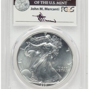 1993 Modern Bullion Coins (1993 Silver Eagle John Mercanti)