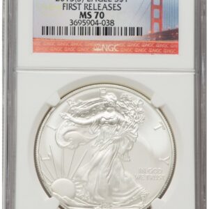 2013-(S) Modern Bullion Coins (2013-(S) Silver Eagle FR San Francisco Bridge Label)