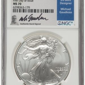 2021 Modern Bullion Coins (2021 Silver Eagle Type 2 FDI Michael Gaudioso)