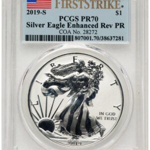 2019-S Modern Bullion Coins (2019-S Enhanced Reverse Proof Silver Eagle 1 oz FS Flag)