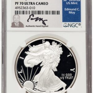 2019-W Modern Bullion Coins (2019-W Proof Silver Eagle 1 oz FDI Ed Moy)