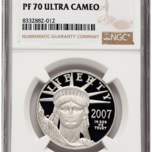 2007-W Modern Bullion Coins (2007-W Proof Platinum Eagle 1 oz Brown Label)