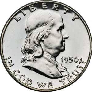 1950 Proof Franklin Half Dollars (1950 50C, CA CAC PCGS Secure PCGS Plus)
