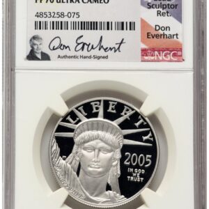 2005-W Modern Bullion Coins (2005-W Proof Platinum Eagle 1 oz Don Everhart)