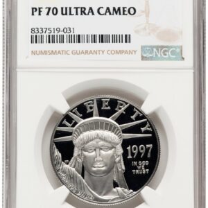 1997-W Modern Bullion Coins (1997-W Proof Platinum Eagle 1 oz Brown Label)