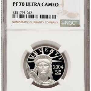 2004-W Modern Bullion Coins (2004-W Proof Platinum Eagle 1/2 oz Brown Label)
