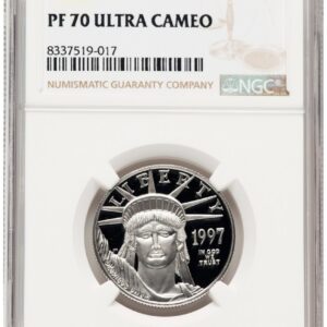 1997-W Modern Bullion Coins (1997-W Proof Platinum Eagle 1/2 oz Brown Label)