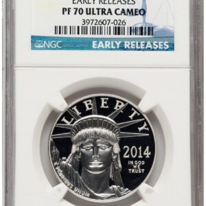 2014-W Modern Bullion Coins (2014-W Proof Platinum Eagle 1 oz ER Blue)