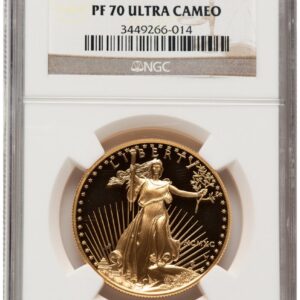 1990-W Modern Bullion Coins (1990-W Proof Gold Eagle 1 oz Brown Label)