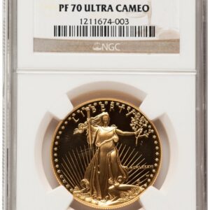 1986-W Modern Bullion Coins (1986-W Proof Gold Eagle 1 oz Brown Label)