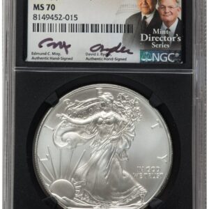 2013-(S) Modern Bullion Coins (2013-(S) Silver Eagle Ed Moy/David J Ryder Mint Directors Series Blk Core)