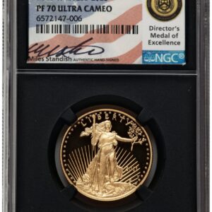 2011-W Modern Bullion Coins (2011-W Proof Gold Eagle 1/2 oz Miles Standish Blk Core)