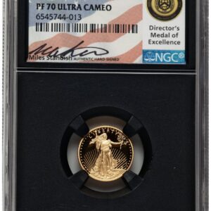 2011-W Modern Bullion Coins (2011-W Proof Gold Eagle 1/10 oz Miles Standish Blk Core)