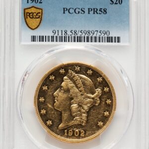 1902 Proof Liberty Double Eagles (1902 $20 PCGS Secure)