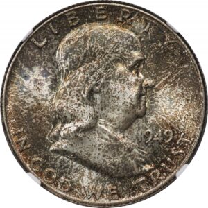 1949 Franklin Half Dollars (1949 50C, MS, FL)
