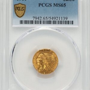 1911 Indian Quarter Eagles (1911 $2 1/2 PCGS Secure)