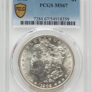 1903 Morgan Dollars (1903 S$1 PCGS Secure)