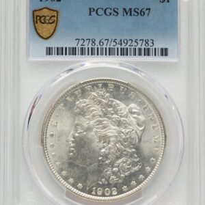 1902 Morgan Dollars (1902 S$1 PCGS Secure)