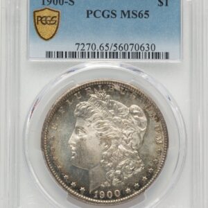 1900-S Morgan Dollars (1900-S S$1 PCGS Secure)