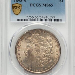 1898-S Morgan Dollars (1898-S S$1 PCGS Secure)