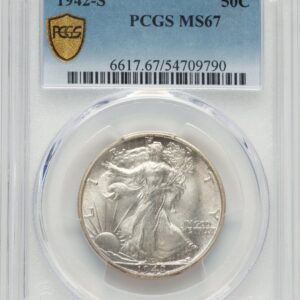 1942-S Walking Liberty Half Dollars (1942-S 50C PCGS Secure)