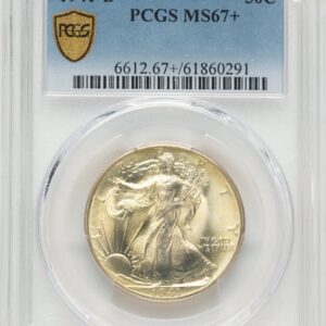 1941-D Walking Liberty Half Dollars (1941-D 50C, MS PCGS Secure PCGS Plus)
