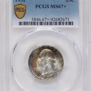 1951 Washington Quarters (1951 25C PCGS Secure PCGS Plus)