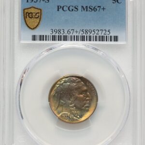 1937-S Buffalo Nickels (1937-S 5C PCGS Secure PCGS Plus)