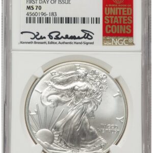 2017-(W) Modern Bullion Coins (2017-(W) Silver Eagle FDI Kenneth Bressett Red Book)