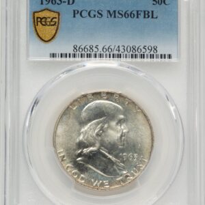 1963-D Franklin Half Dollars (1963-D 50C, FL PCGS Secure)