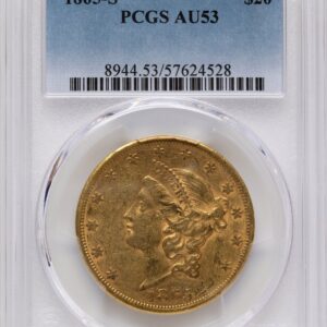 1865-S Liberty Double Eagles (1865-S $20)