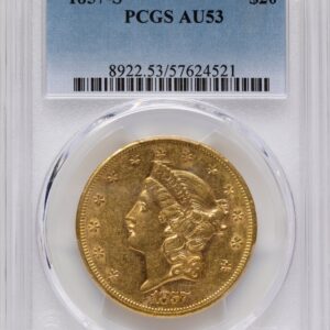 1857-S Liberty Double Eagles (1857-S $20)